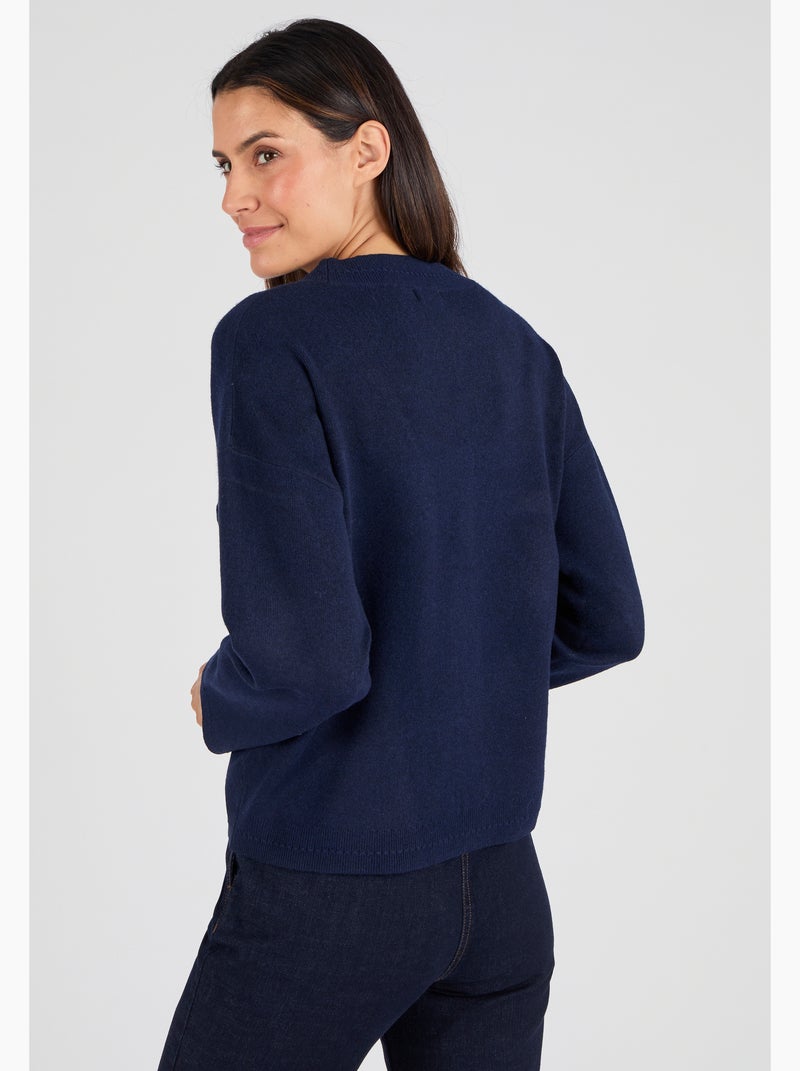 Gilet forme boîte Thermolactyl - Damart Bleu - Kiabi