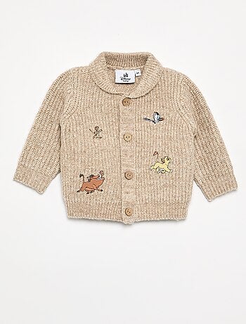 Gilet forme cardigan 'Simba' 'Disney' avec broderies