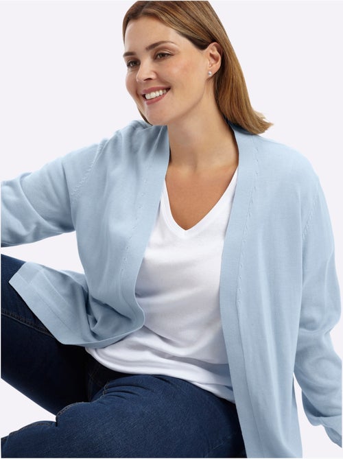 Gilet Forme Longue Confortable - Taille Standard - Sheego - Kiabi