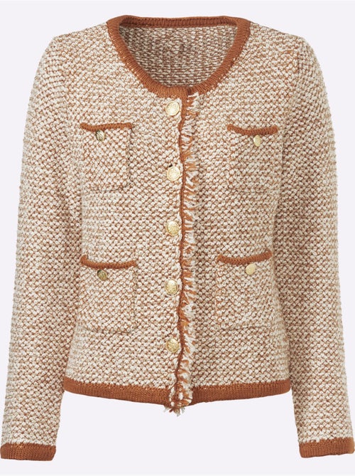 Gilet Franges Tendance - Taille Standard - helline - Kiabi