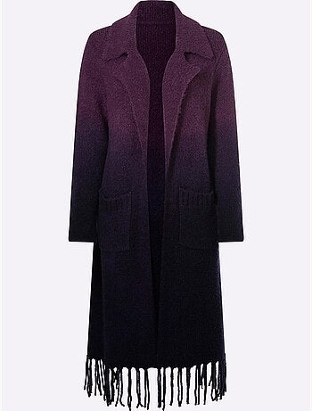 Gilet franges tendance - taille standard - helline