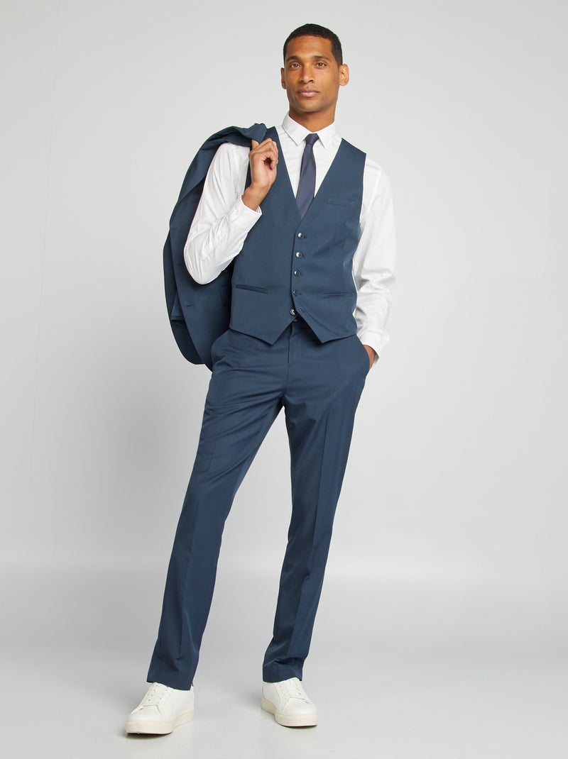 Gilet 'garçon de café' Bleu - Kiabi