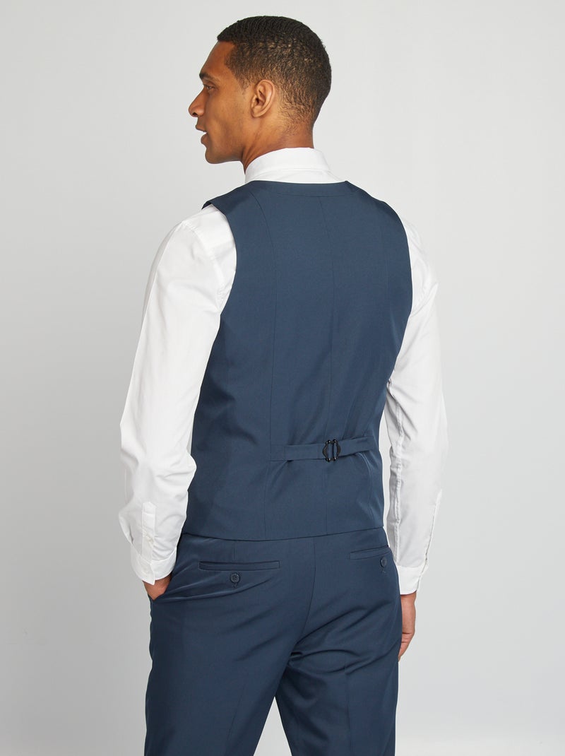 Gilet 'garçon de café' Bleu - Kiabi