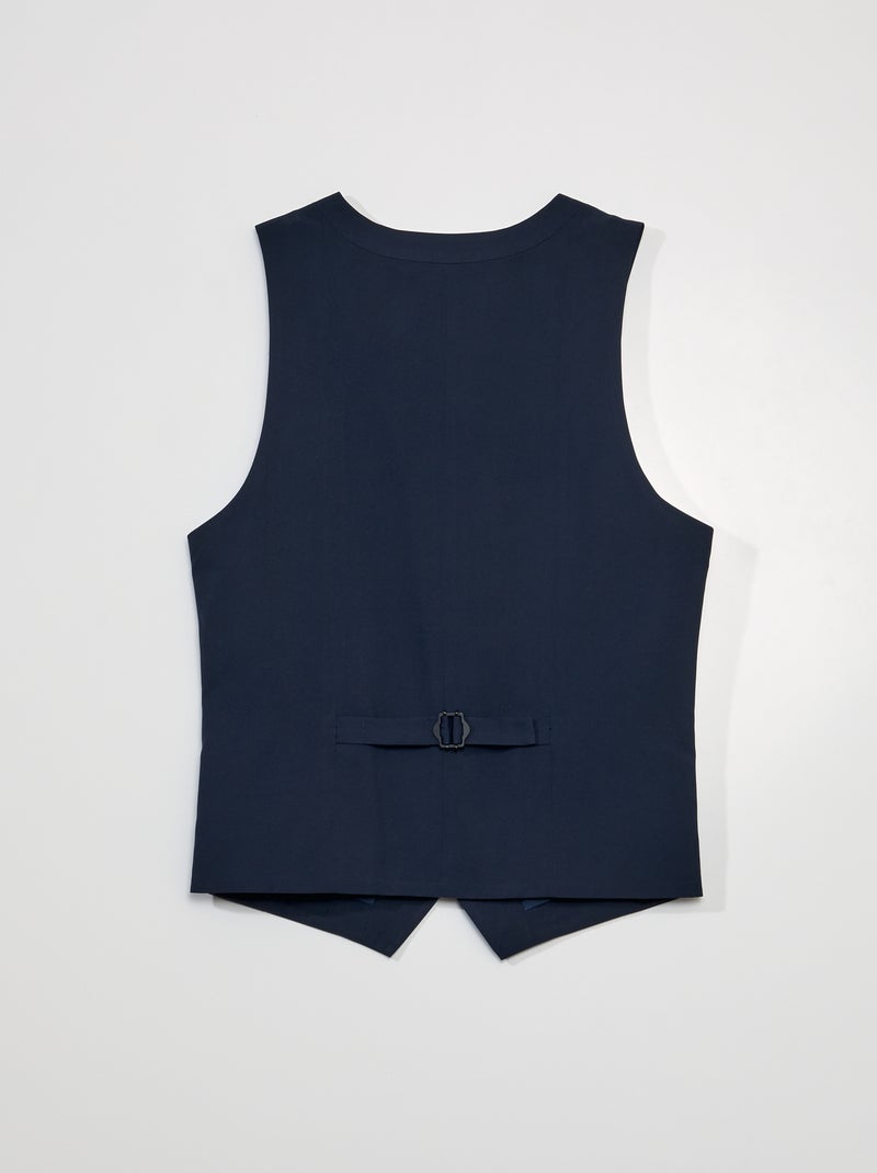 Gilet 'garçon de café' Bleu - Kiabi