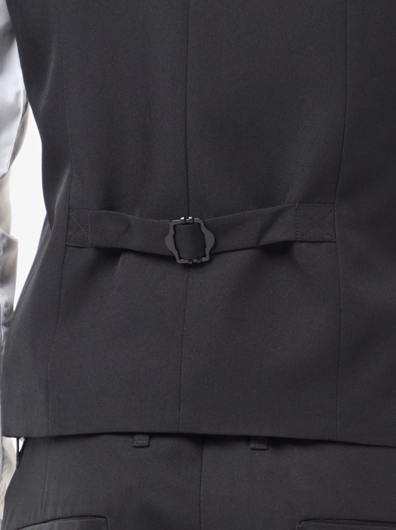 Gilet 'garçon de café' noir - Kiabi