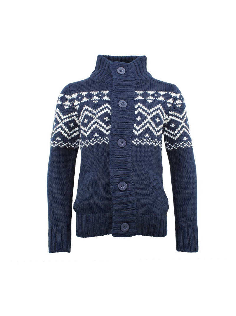 Gilet garçon ECARD - SRK Bleu marine - Kiabi