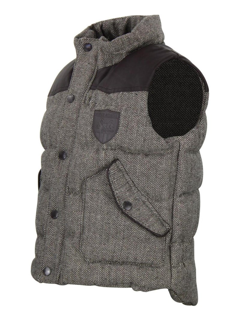 Gilet garçon EHUB - SRK Marron - Kiabi