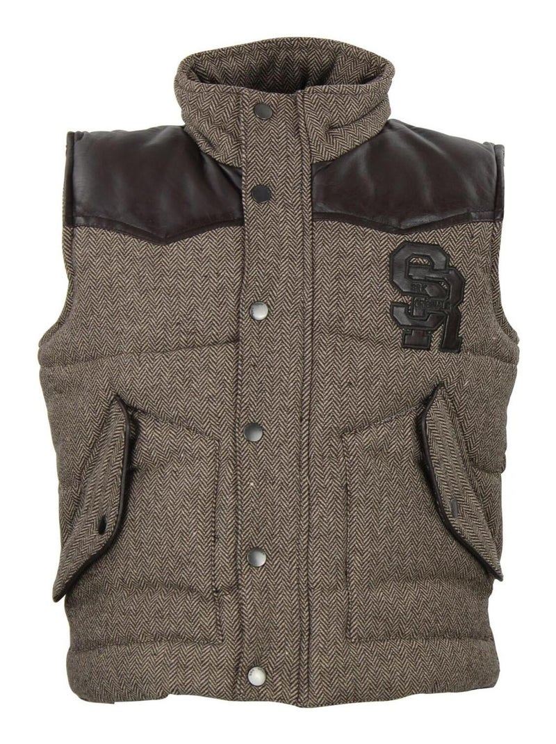 Gilet garçon ERING - SRK Marron - Kiabi