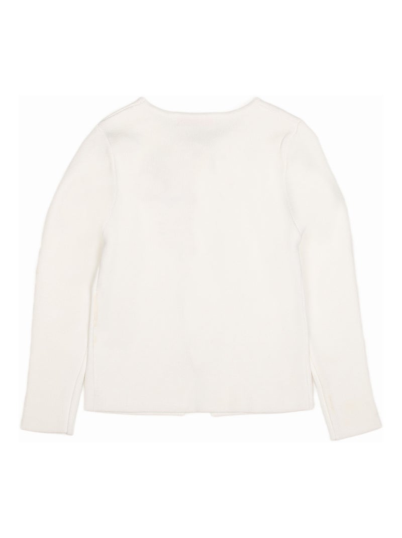 Gilet gauffré piqué - Kids Star Blanc - Kiabi