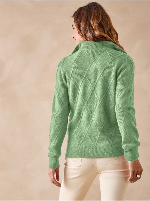 Gilet géométrique col montant zippé - DAXON - Kiabi