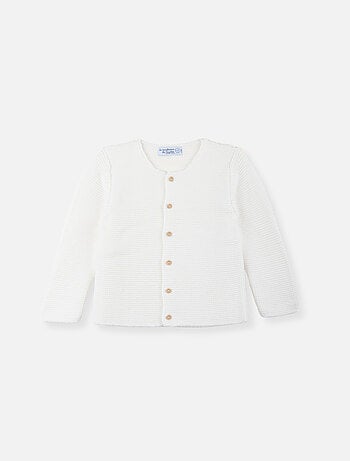 Gilet grand bébé en coton - édition « la vie en couleur »