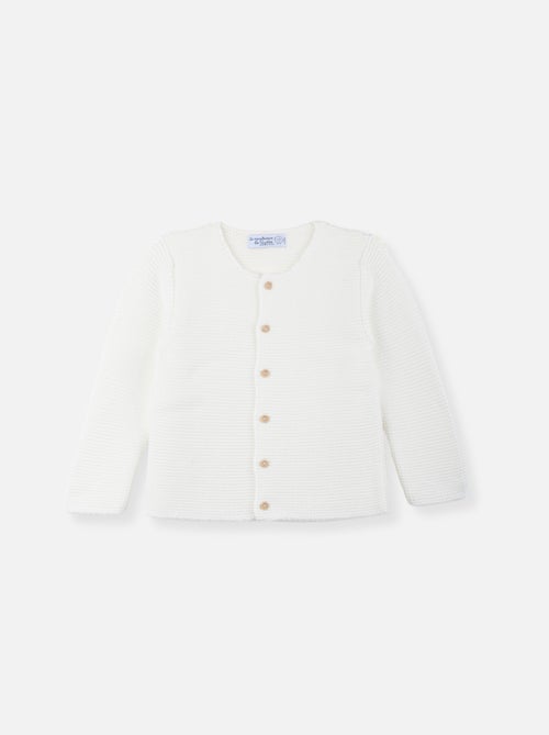 Gilet grand bébé en coton - édition « la vie en couleur » - Kiabi