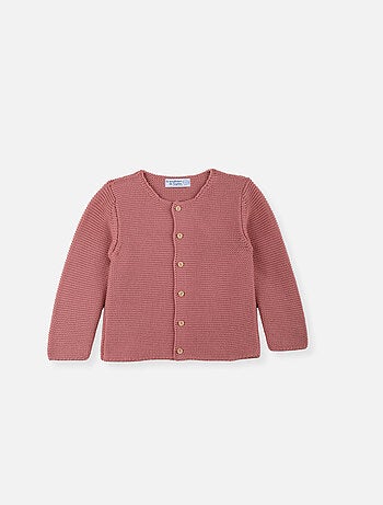 Gilet grand bébé en coton - édition « la vie en couleur »