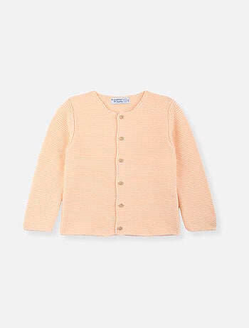 Gilet grand bébé en coton - édition « la vie en couleur »