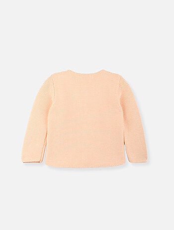 Gilet grand bébé en coton - édition « la vie en couleur »