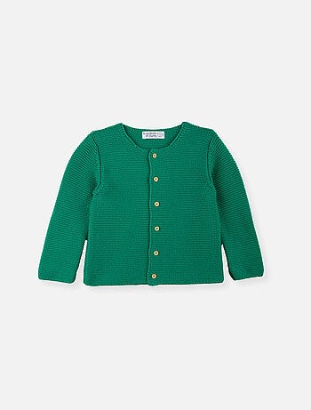 Gilet grand bébé en coton - édition « la vie en couleur »