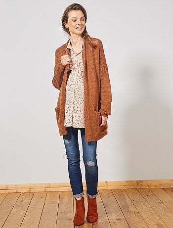 Gilet grosse maille - Kiabi