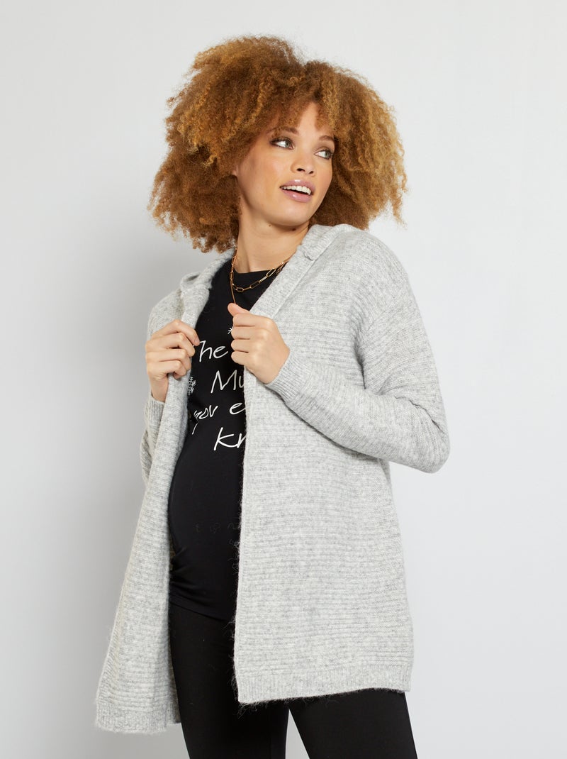 Gilet grossesse gris - Kiabi