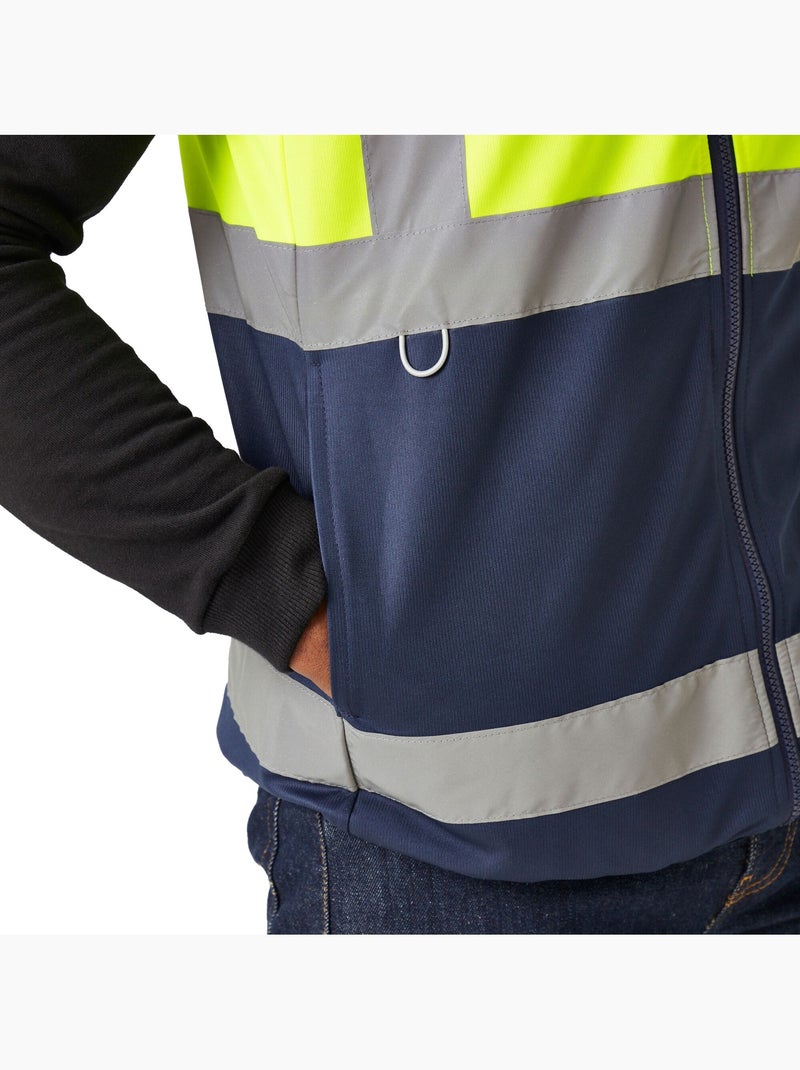 Gilet haute visibilité - regatta professional Bleu Jaune - Kiabi