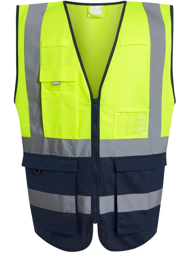 Gilet haute visibilité pro executive - regatta Jaune - Kiabi