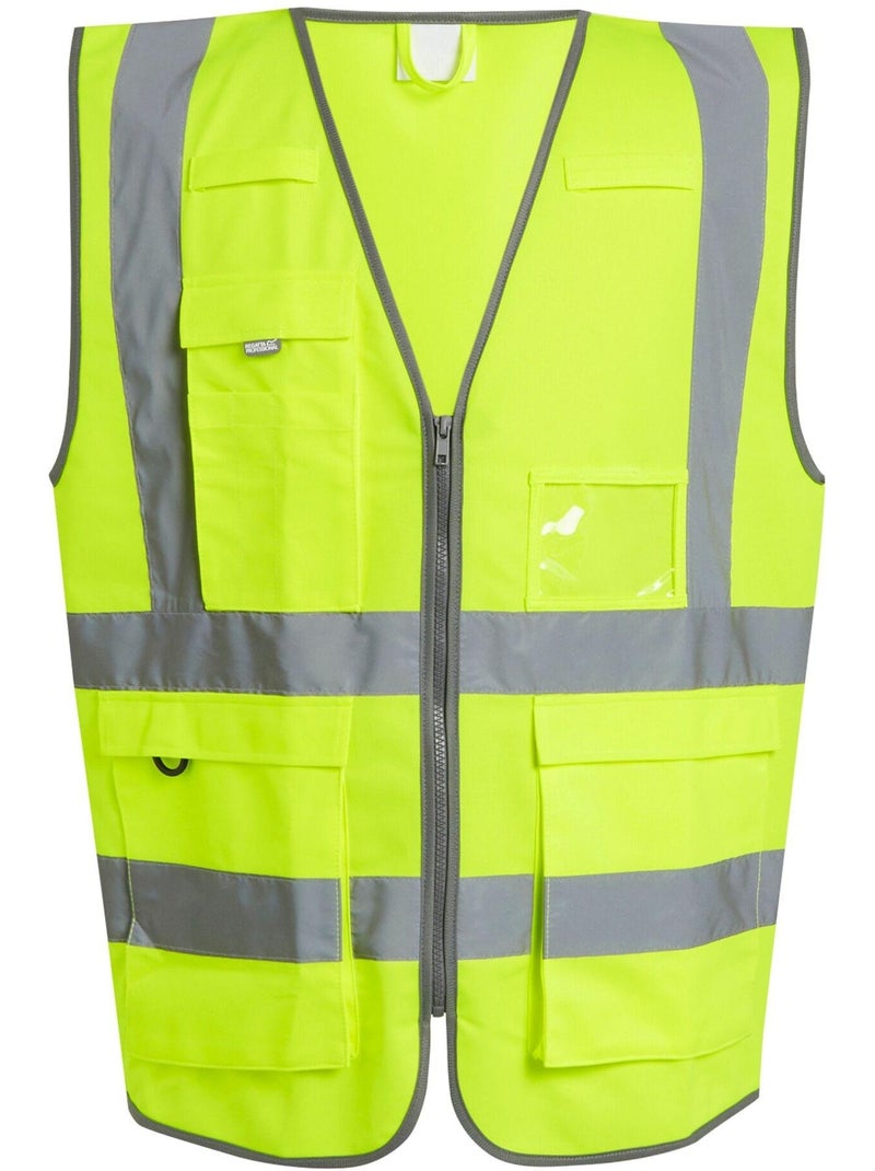 Gilet haute visibilité pro executive - regatta Jaune - Kiabi