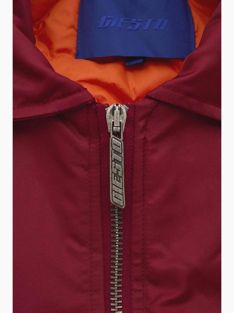 Gilet homme ajusté giesto Rouge bordeaux - Kiabi