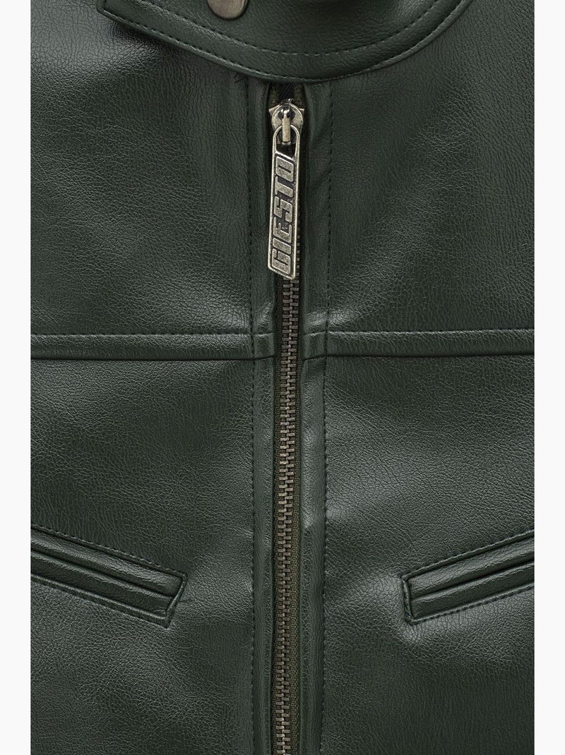 Gilet homme ajusté giesto Vert foncé - Kiabi