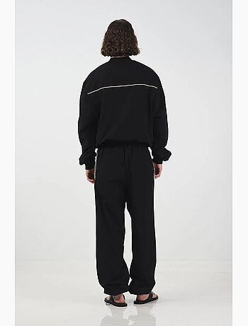 Gilet homme en coton à col bomber giesto