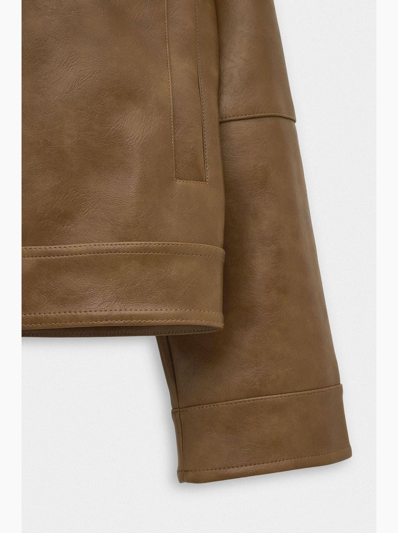 Gilet homme structuré giesto Camel - Kiabi