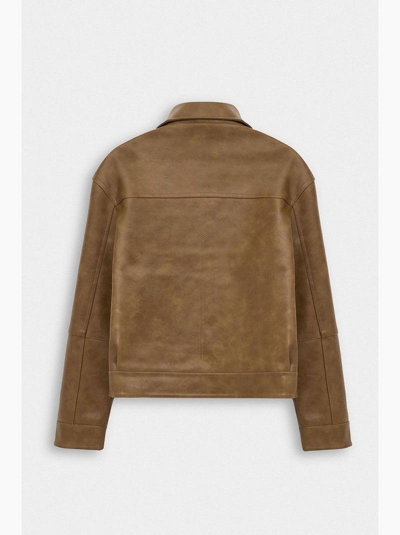Gilet homme structuré giesto Camel - Kiabi