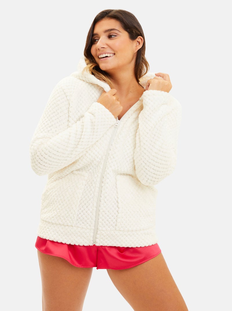 Gilet Hug Sans Complexe Ivoire - Kiabi
