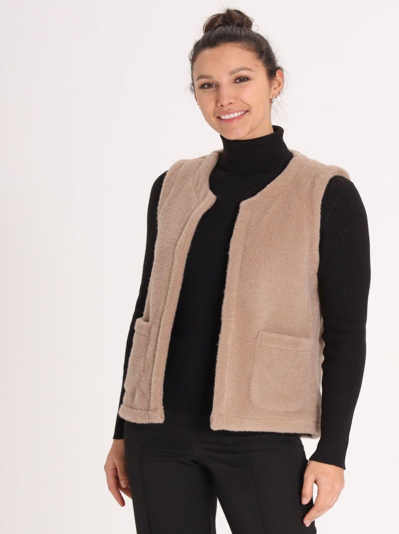 Gilet Iliess Brown | Gerard Pasquier Marron - Kiabi