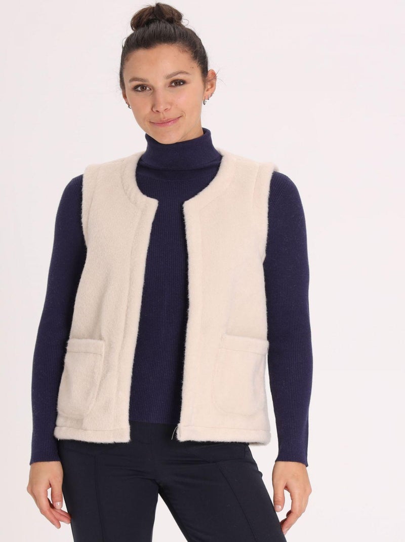Gilet Iliess  | Gerard Pasquier Ecru - Kiabi