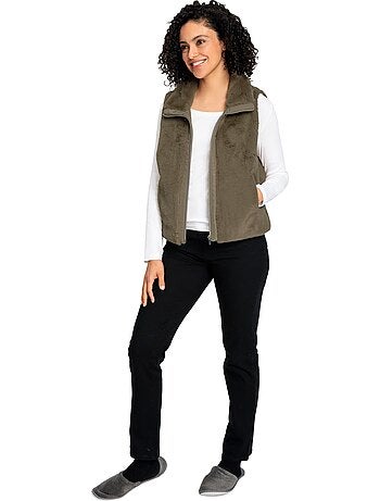 Gilet Imitation Fourrure Allure Tendance - Taille Standard - Witt