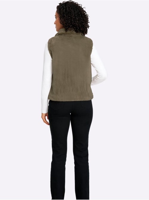 Gilet Imitation Fourrure Allure Tendance - Taille Standard - Witt - Kiabi