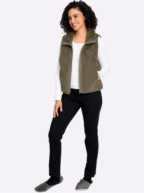 Gilet Imitation Fourrure Allure Tendance - Taille Standard - Witt - Kiabi