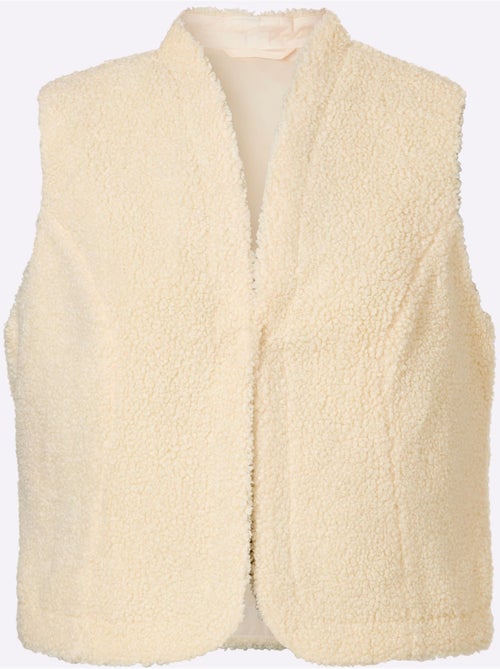 Gilet imitation fourrure fermeture crochet discrète - taille standard - witt - Kiabi Gilet imitation fourrure fermeture crochet discrète - taille standard - witt - Kiabi