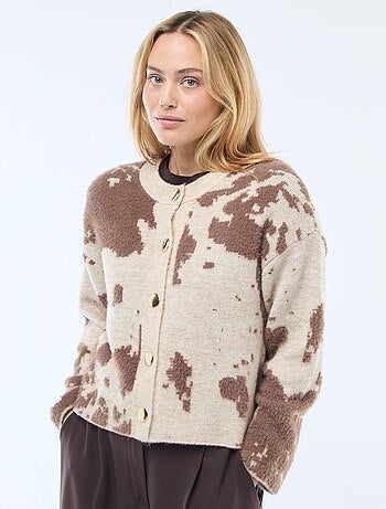 Gilet imprimé vache