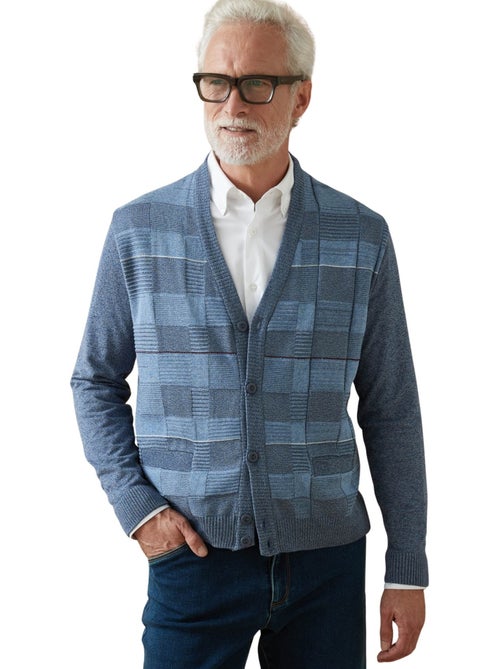 Gilet jacquard col V - DAXON - Kiabi