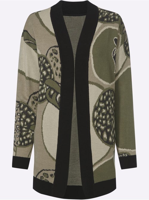 Gilet jacquard doux comme du cachemire - taille standard - moda vilona - Kiabi Gilet jacquard doux comme du cachemire - taille standard - moda vilona - Kiabi
