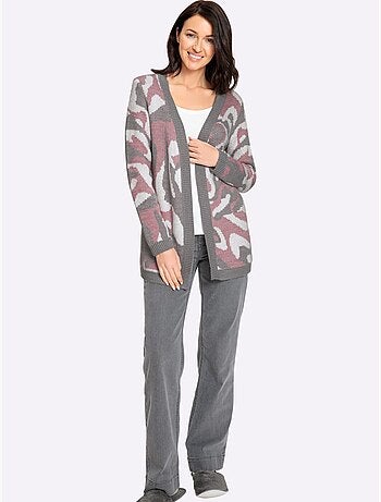 Gilet Jacquard Doux Et Moelleux - Taille Standard - Witt