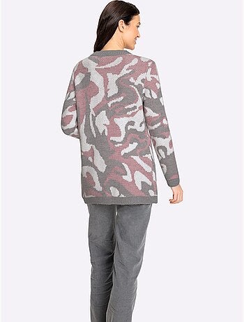 Gilet Jacquard Doux Et Moelleux - Taille Standard - Witt
