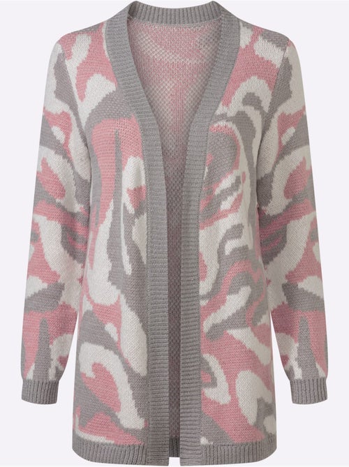 Gilet Jacquard Doux Et Moelleux - Taille Standard - Witt - Kiabi Gilet Jacquard Doux Et Moelleux - Taille Standard - Witt - Kiabi