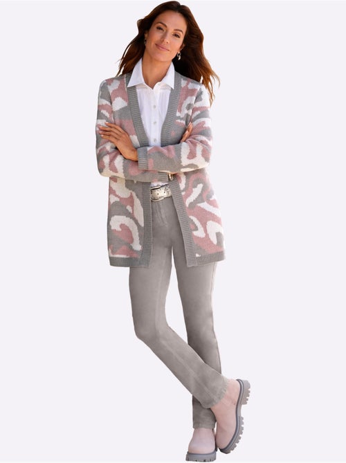 Gilet Jacquard Doux Et Moelleux - Taille Standard - Witt - Kiabi Gilet Jacquard Doux Et Moelleux - Taille Standard - Witt - Kiabi
