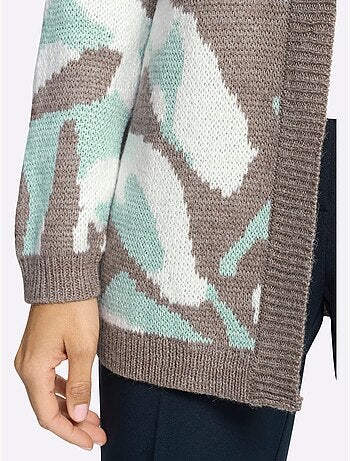 Gilet Jacquard Doux Et Moelleux - Taille Standard - Witt