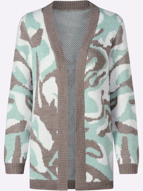 Gilet Jacquard Doux Et Moelleux - Taille Standard - Witt - Kiabi Gilet Jacquard Doux Et Moelleux - Taille Standard - Witt - Kiabi