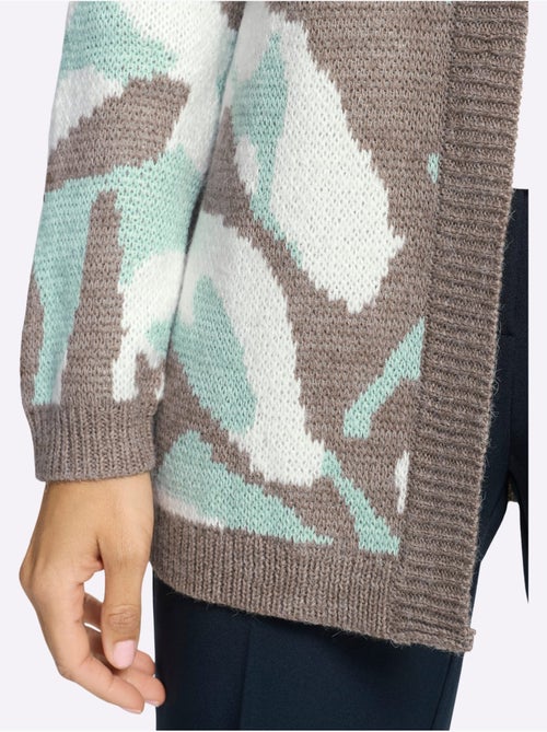 Gilet Jacquard Doux Et Moelleux - Taille Standard - Witt - Kiabi Gilet Jacquard Doux Et Moelleux - Taille Standard - Witt - Kiabi