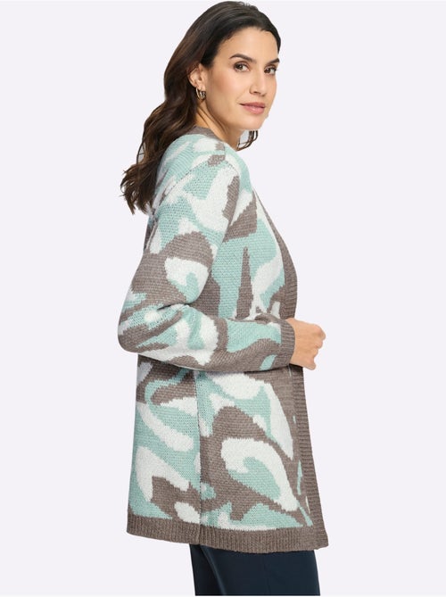 Gilet Jacquard Doux Et Moelleux - Taille Standard - Witt - Kiabi Gilet Jacquard Doux Et Moelleux - Taille Standard - Witt - Kiabi