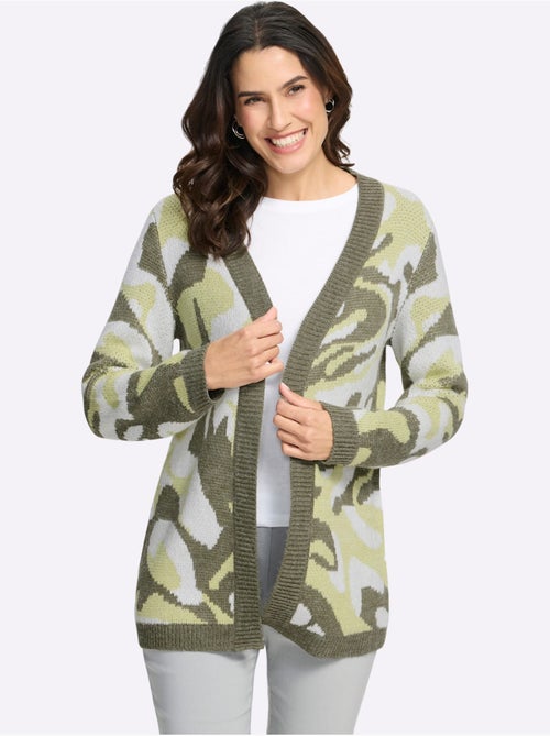 Gilet Jacquard Doux Et Moelleux - Taille Standard - Witt - Kiabi Gilet Jacquard Doux Et Moelleux - Taille Standard - Witt - Kiabi