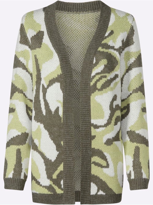 Gilet Jacquard Doux Et Moelleux - Taille Standard - Witt - Kiabi Gilet Jacquard Doux Et Moelleux - Taille Standard - Witt - Kiabi